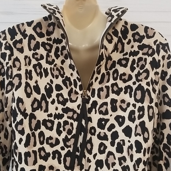 Kate Spade Animal Print Mock Neck size 8 - Picture 4 of 6